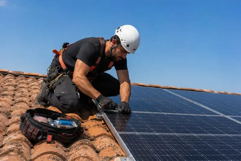 Maintenance et monitoring de panneaux solaires à Bidache