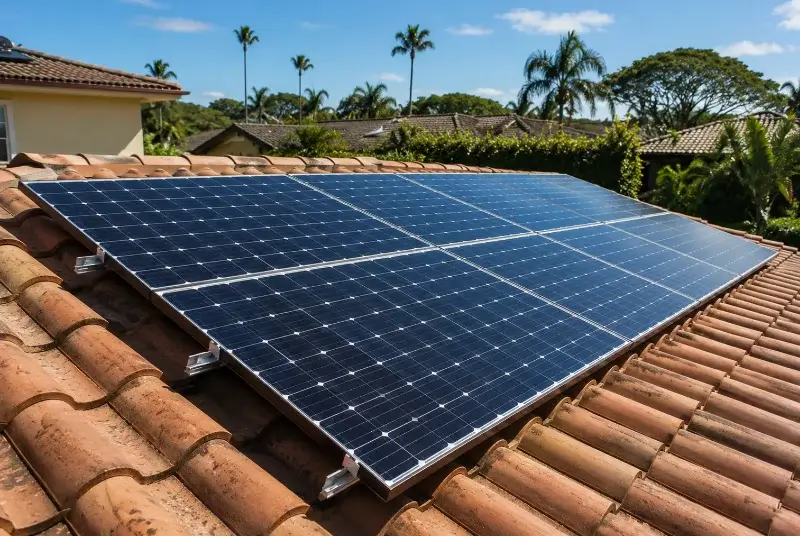 Installation de panneaux solaires à Bidache